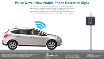 Police Unveil New Mobile Phone Detection Signs – Infographic