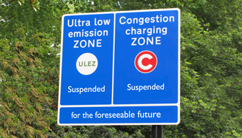 ULEZ and Congestion Charges Suspended