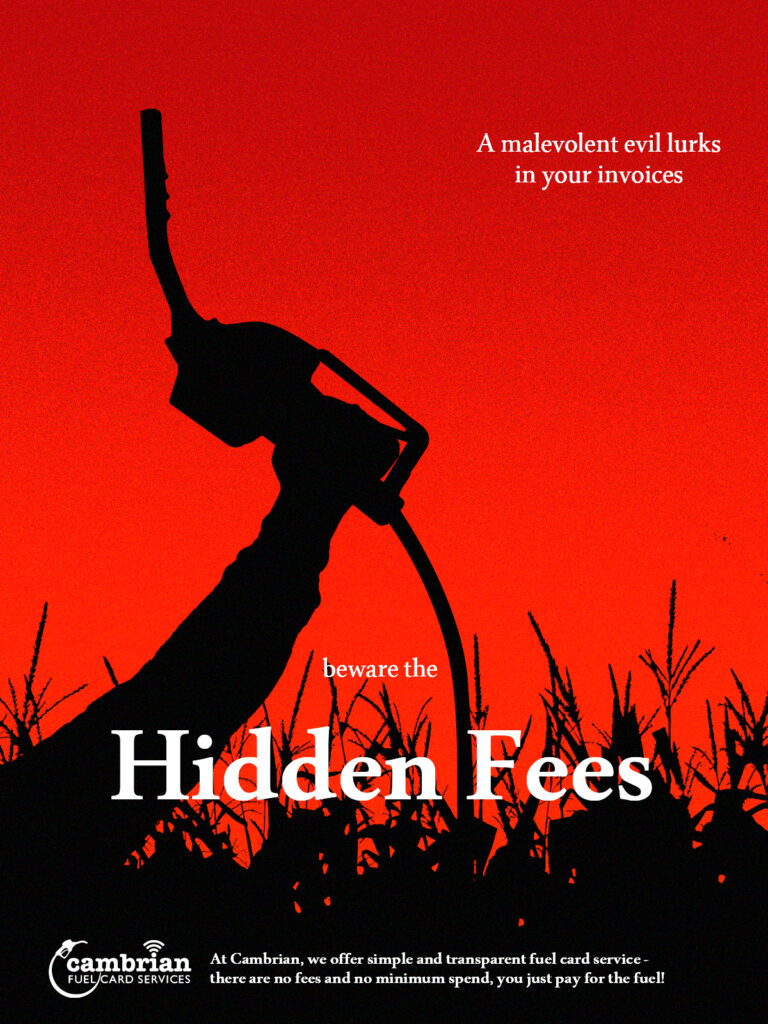 hidden fees poster