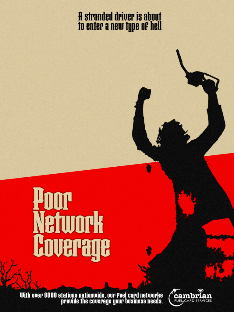 poor network coverage poster