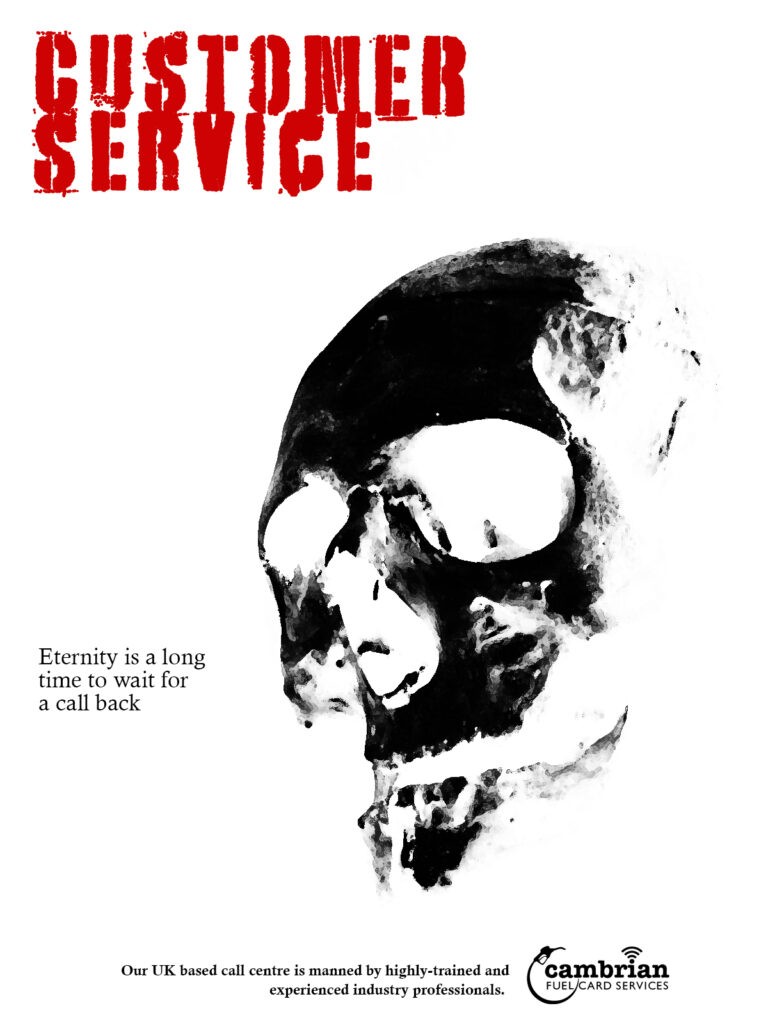 customer service poster