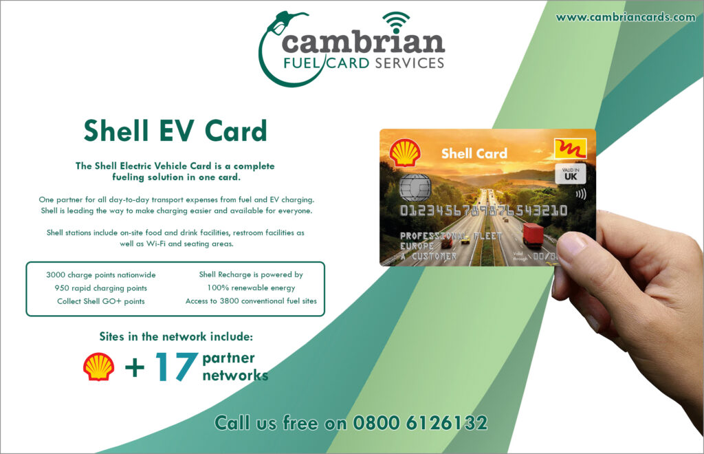 The Shell EV Card Infographic Cambrian Fuelcard Services